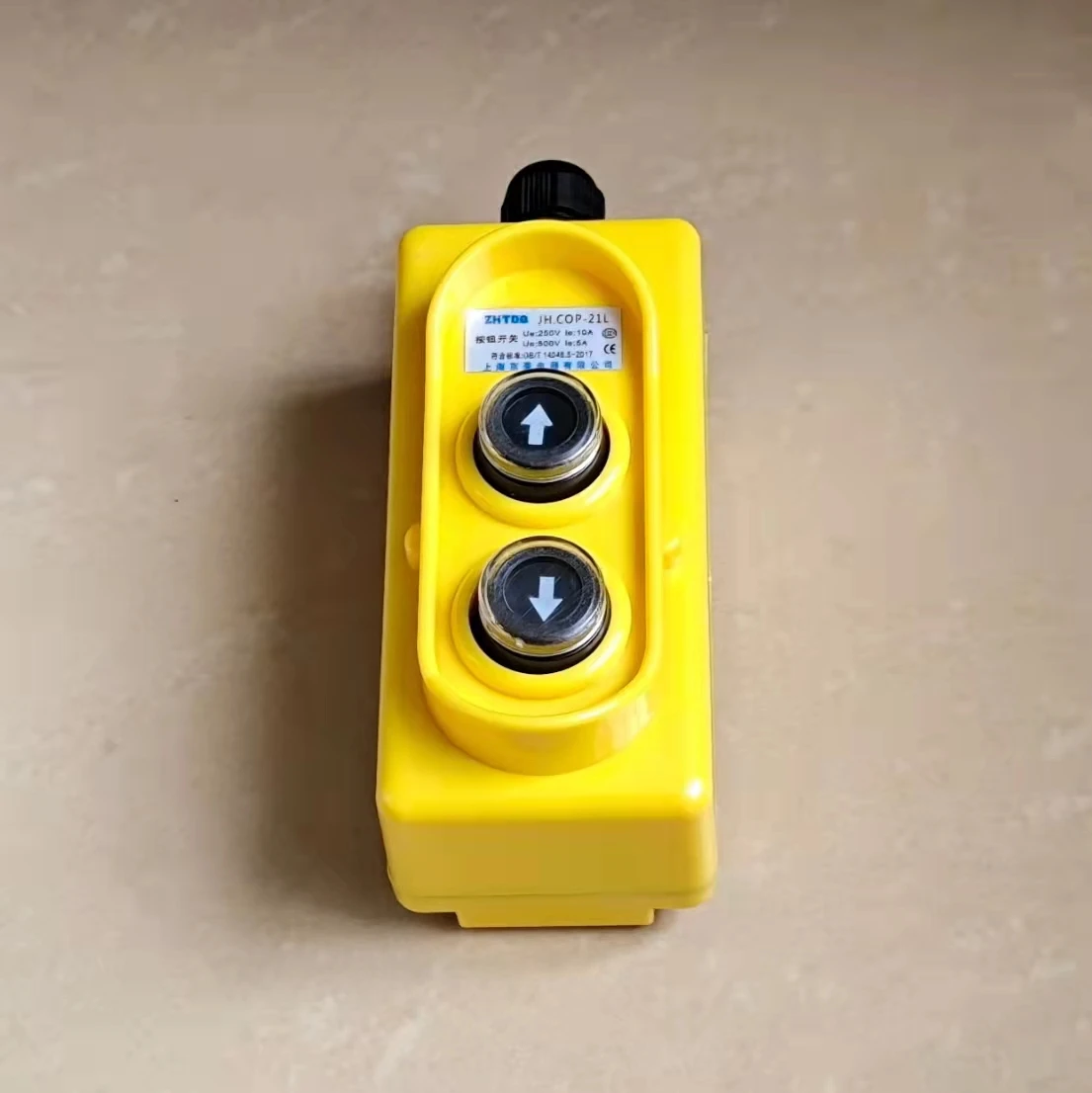 Elevador para Cima e para Baixo Interruptor de Botão Controle Diretamente Grua Elétrica Guindaste de Elevação Interruptor Cop21l