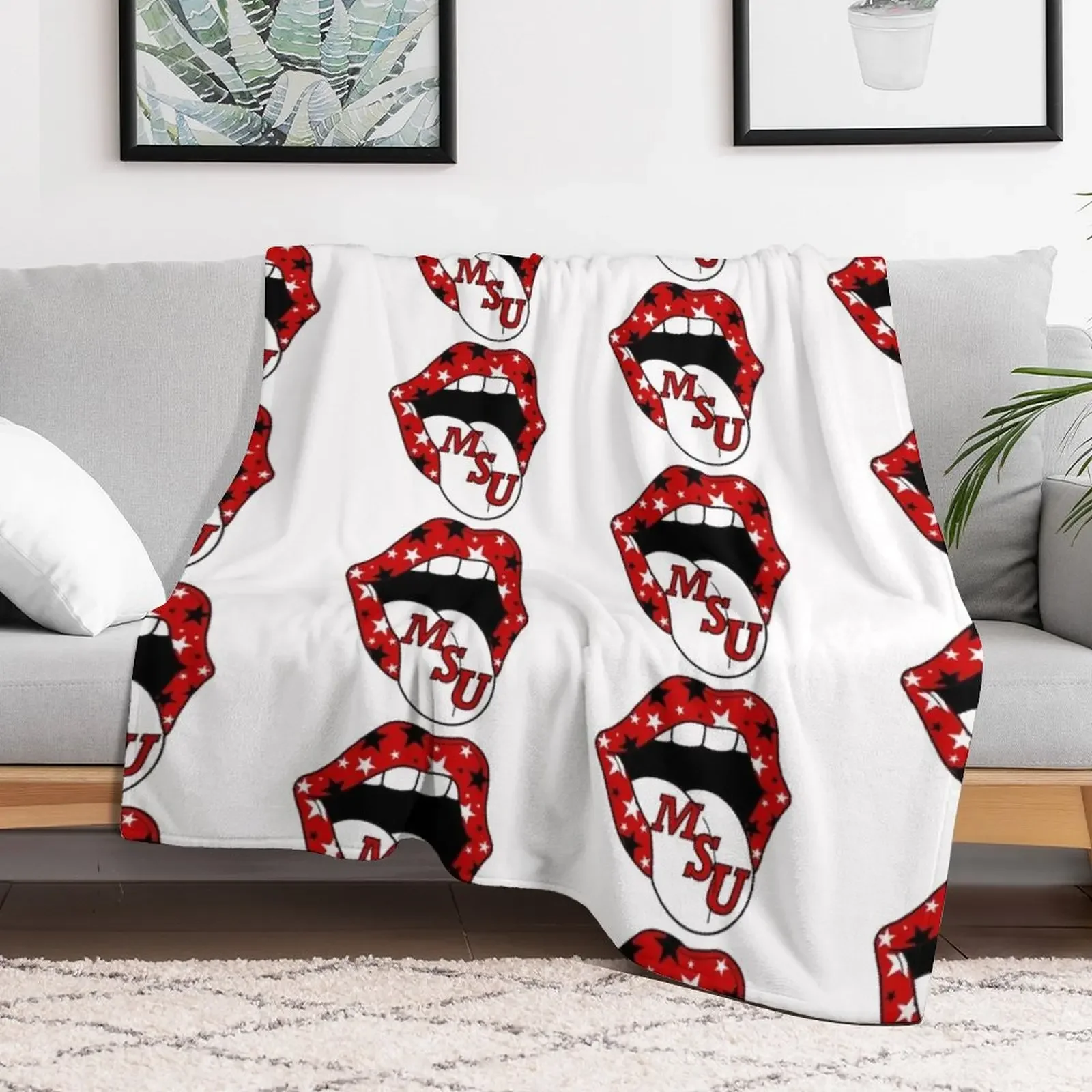 Montclair state university Throw Blanket Blankets Sofas Of Decoration Retros Luxury Brand Blankets