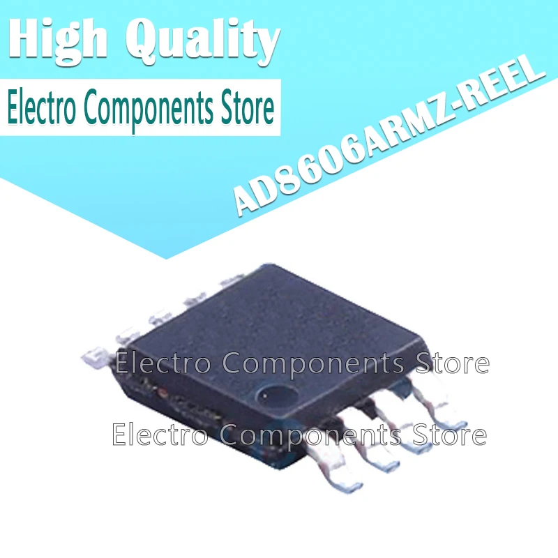 

10Pcs/Lot AD8606ARMZ-REEL Low Noise Op Amp SMD MSOP-8 IC
