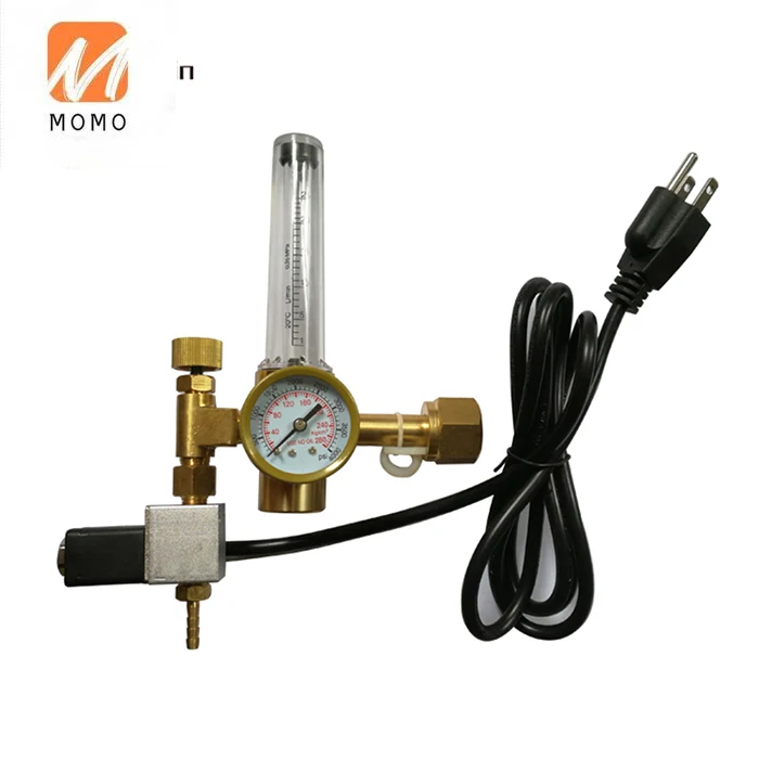 Good quality hydroponics 191 co2 gas regulator with solenoid valve control carbon dioxide