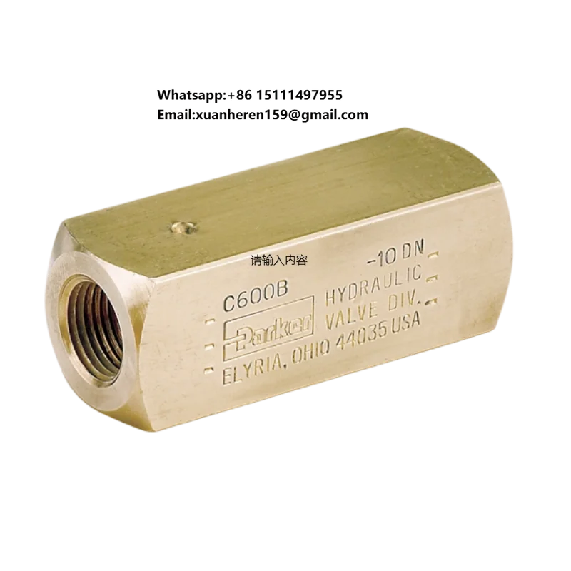 Parker One-Way Valve High Quality Durable Original Quality Standard Complete Valve Unit Parker Solenoid Valve VB22-Q-NQ-5