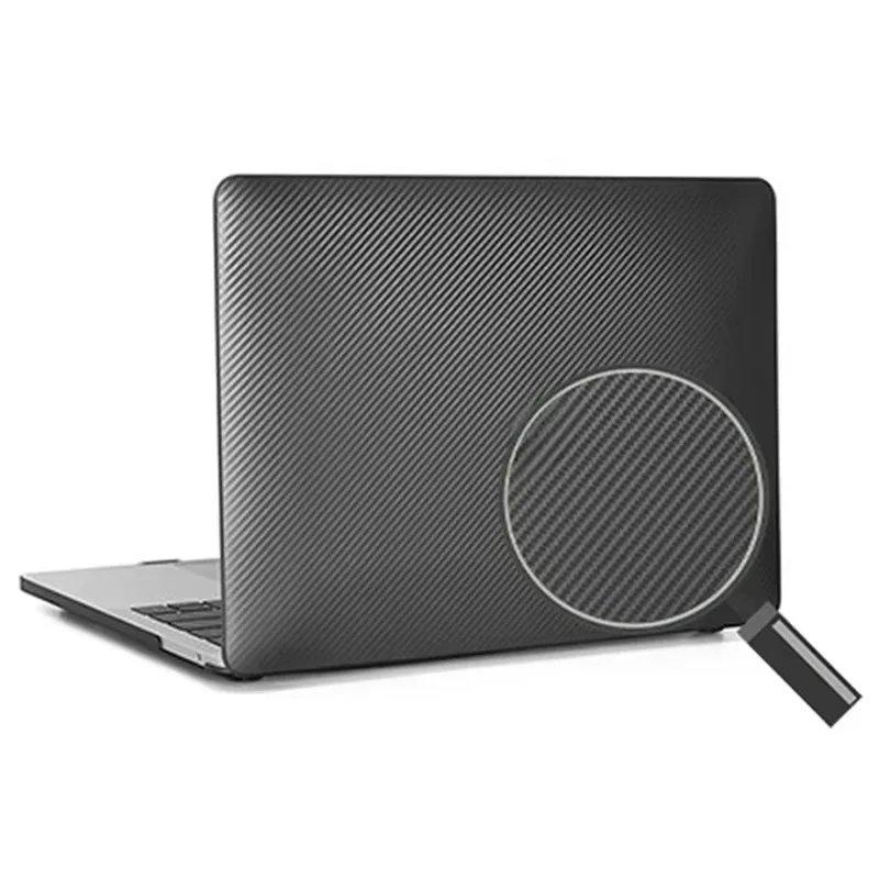 New Carbon Fiber Laptop Case For MacBook Air 13 M4 M2 Pro 13 14 M5 A3434 M3 15 16 Inch A2337 A1466 Replacement Cover Accessories