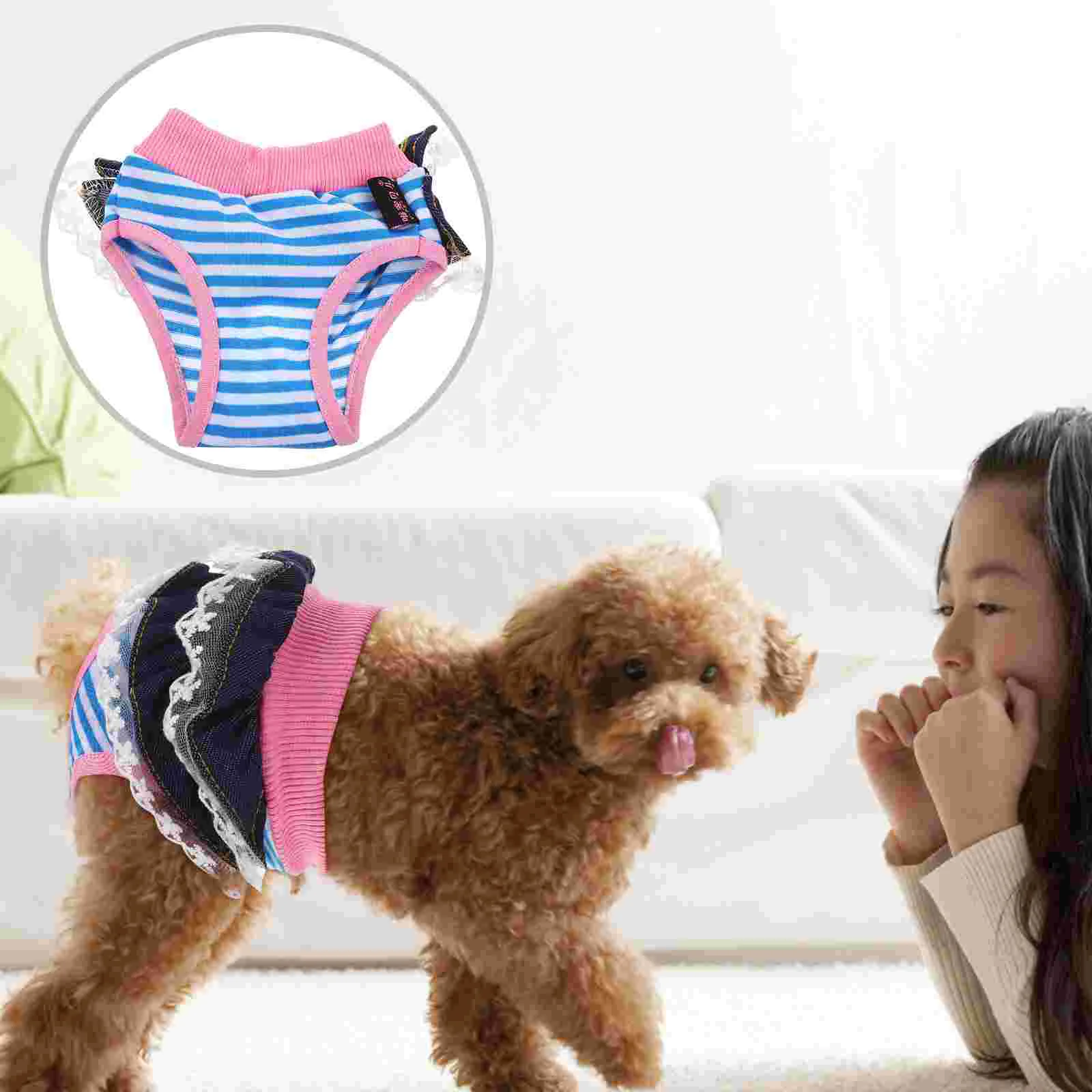 Pet Physiological Pants Dog Diapers for Dogs Adorable Female Use Doggy Reusable Washable