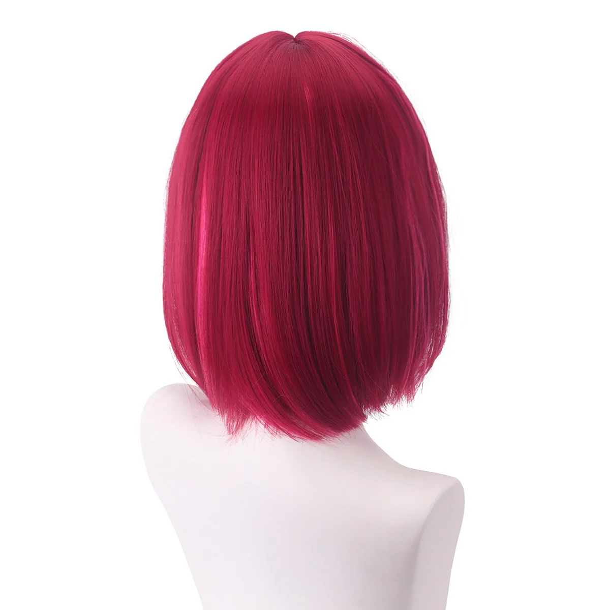 고품질 애니메이션 오시노코 코스프레 아리마 카나 레드 믹스 핑크 내열성 합성 헤어 가발 (여성용)