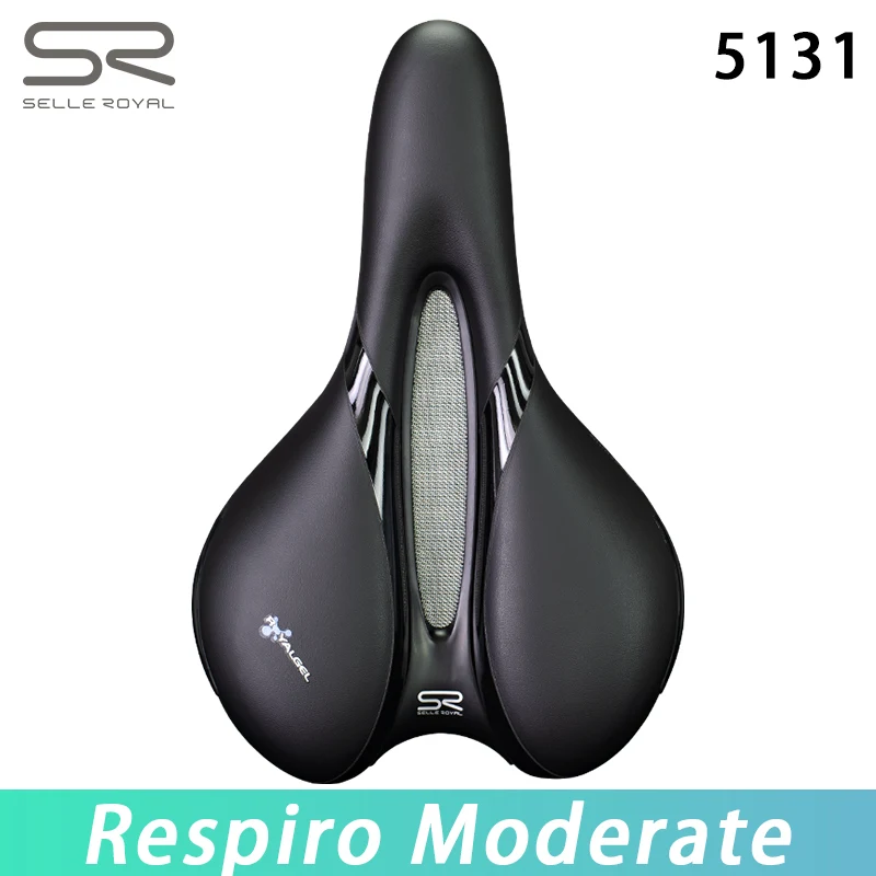 SELLE ROYAL Original Respiro Moderate 5131 Comfortable Bicycle Saddle for Road Gravel MTB Touring Bike Off-Road Cycling Parts