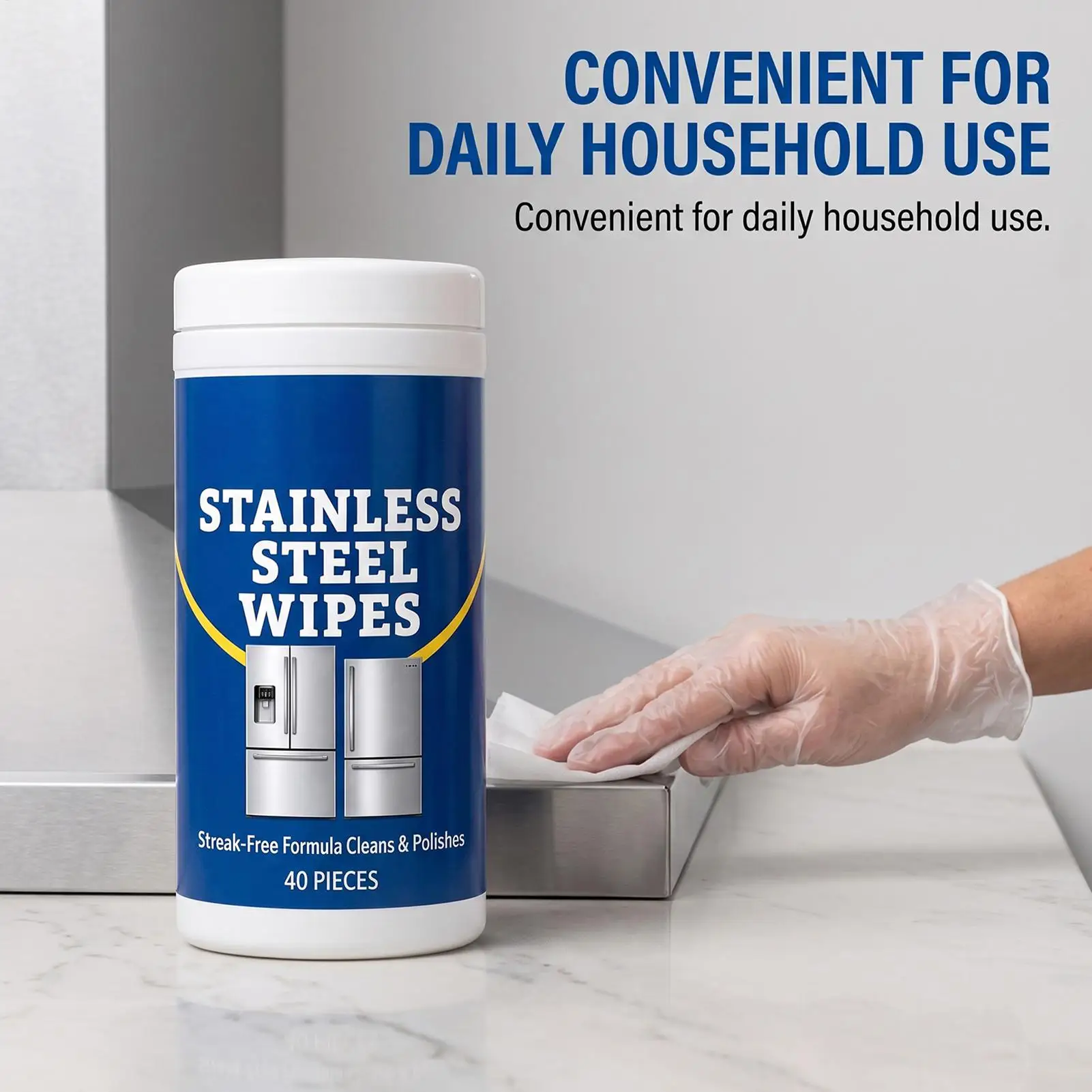 150g Cleane Wipes Towel Stainless Steel Fridge Cleaner Paste For Fridge Stove Faucet Aluminum