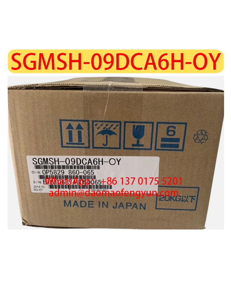 SGMSH-09DCA6H-OY Servo Motor Brand New，SGMSH 09DCA6H OY Servo Motor，Fast shipping，In Stock