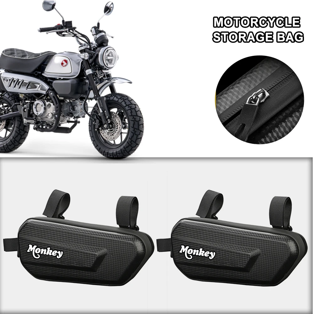 360° Waterproof Protection Hard Shell 3L Motorcycle Gear Bag For Honda Monkey Z125 Z120 Monkey125 Z 120 125 DAX125