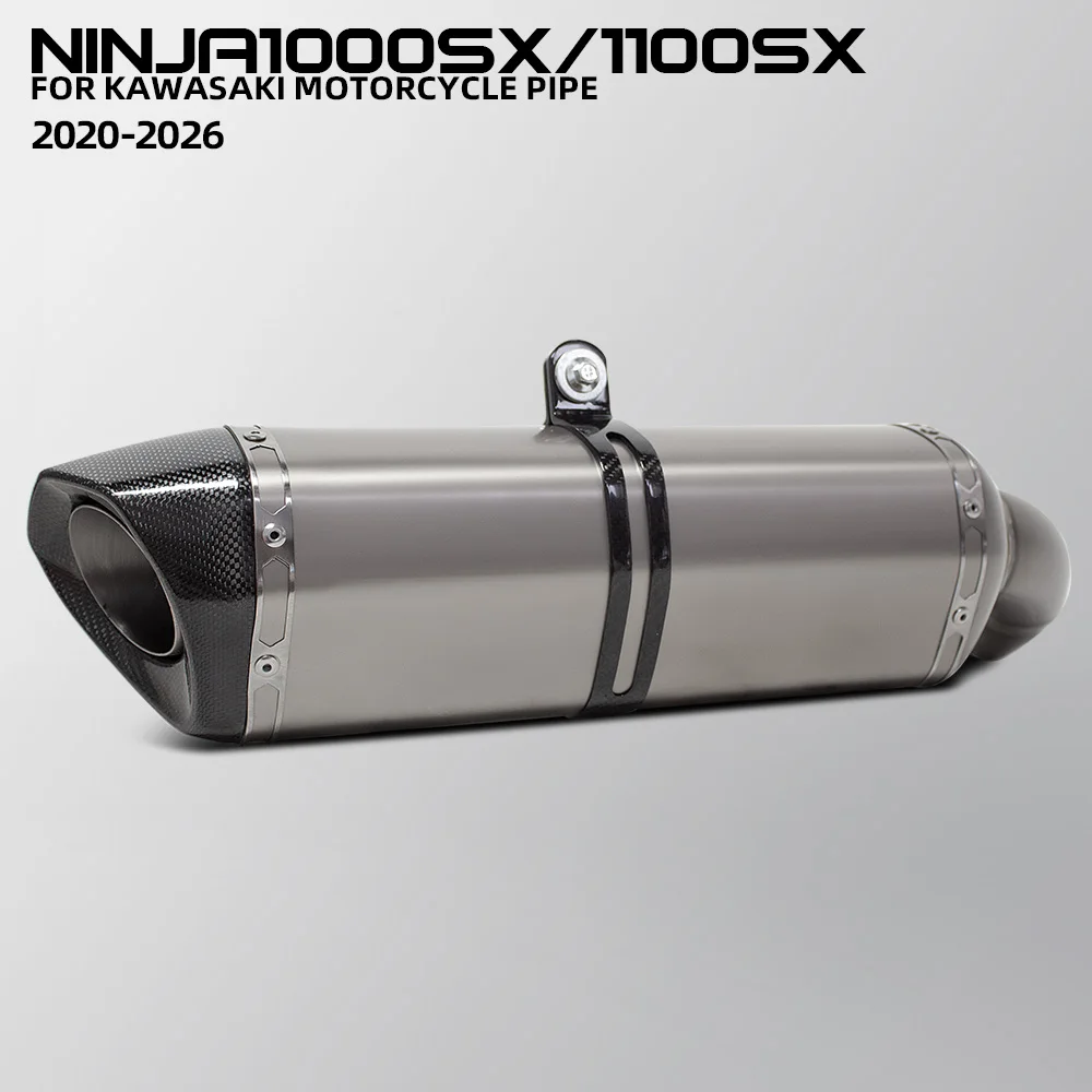

Sports Touring Moto Exhaust Kit For Kawasaki Ninja1000SX Ninja1100SX/SE Z1100 Z1100SE Ninja 1100SX/SE 2020-2026 Tailpipe Muffler