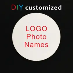 DIY Coasters MDF material Wood Coaster print image for cup mug with photo LOGO customize pad