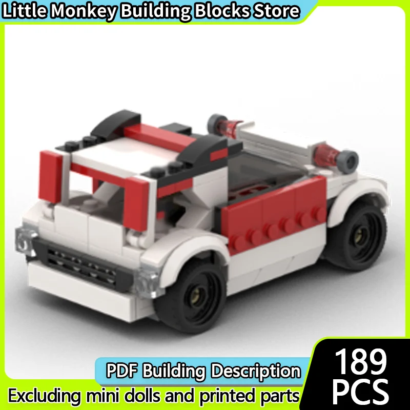 

Speed Racing Car Model MOC Building Bricks Rally Racing Truck Modular Technology Children Holiday Gifts Assemble Toys Suit