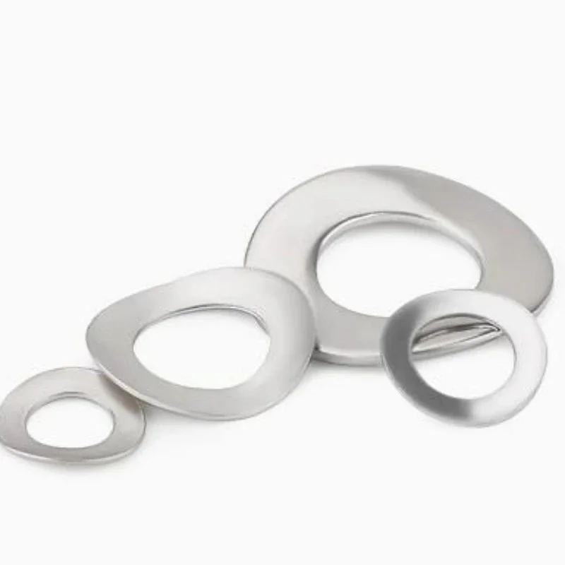 10-200pcs M3 M4 M5 M6 M8 M10 M12 M14 M16 M18 M20 316 Stainless Steel Curved Wave Washers Elastic Spring Washer GB955 Wave-shaped