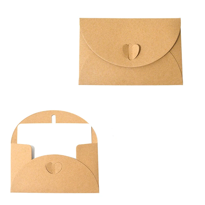 50pcs 7x10.5 Kraft paper Envelopes for Wedding, Graduation, Baby Shower, Greeting Card