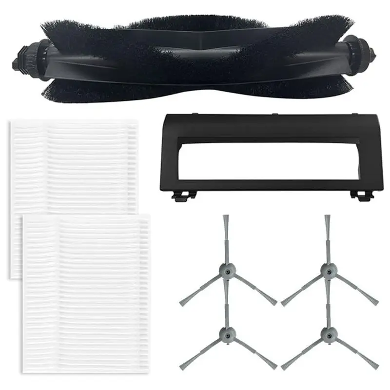 

Запасные части A11I для робота-пылесоса Eufy L50, L50 SES, L60, L60: основная и боковые щетки, HEPA-фильтр, салфетка для влажной уборки