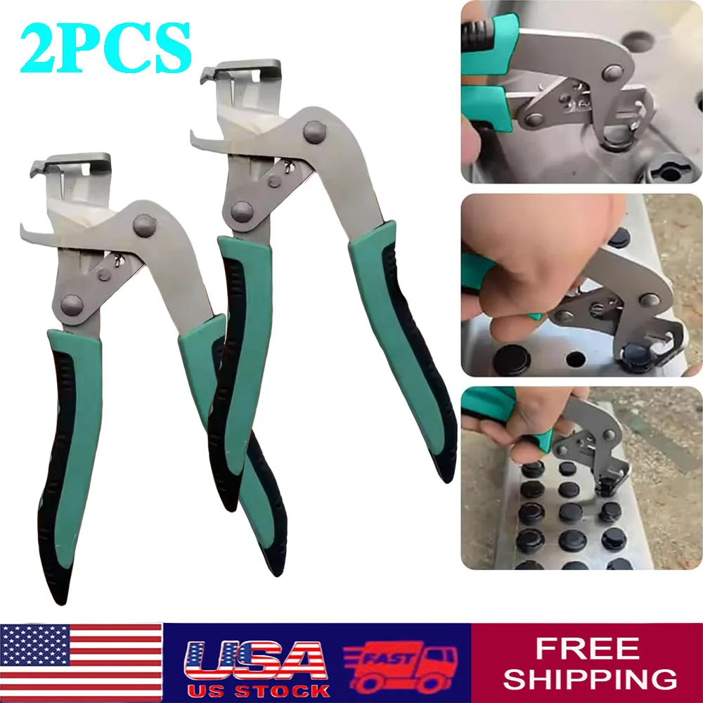 

2 шт. плоскогубцы для автомобильных зажимов и инструменты для разборки, многофункциональные плоскогубцы для снятия панелей для салона автомобиля, автомобильные инструменты для разборки