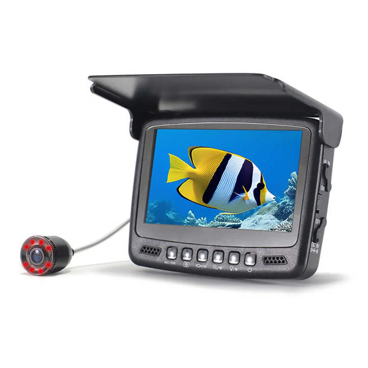 4.3 بوصة شاشة تحت الماء 15/30 - مراجعة Fishing Camera وسعره