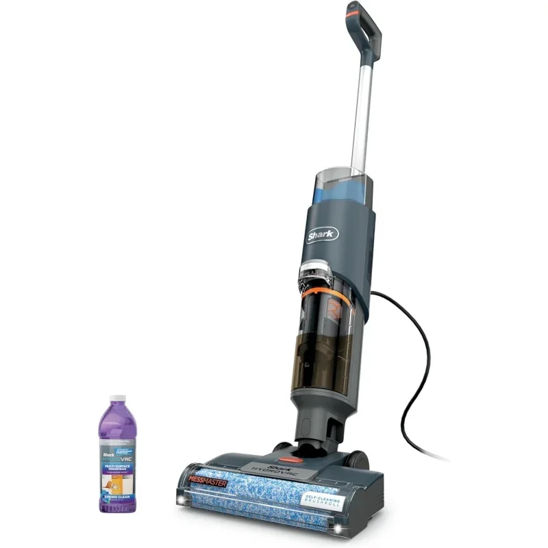 QWShark HydroVac MessMaster Corded 3-in-1 Vacuum,Mop and Self-Cleaning System,for Hard Floors & Area Rugs,WD161