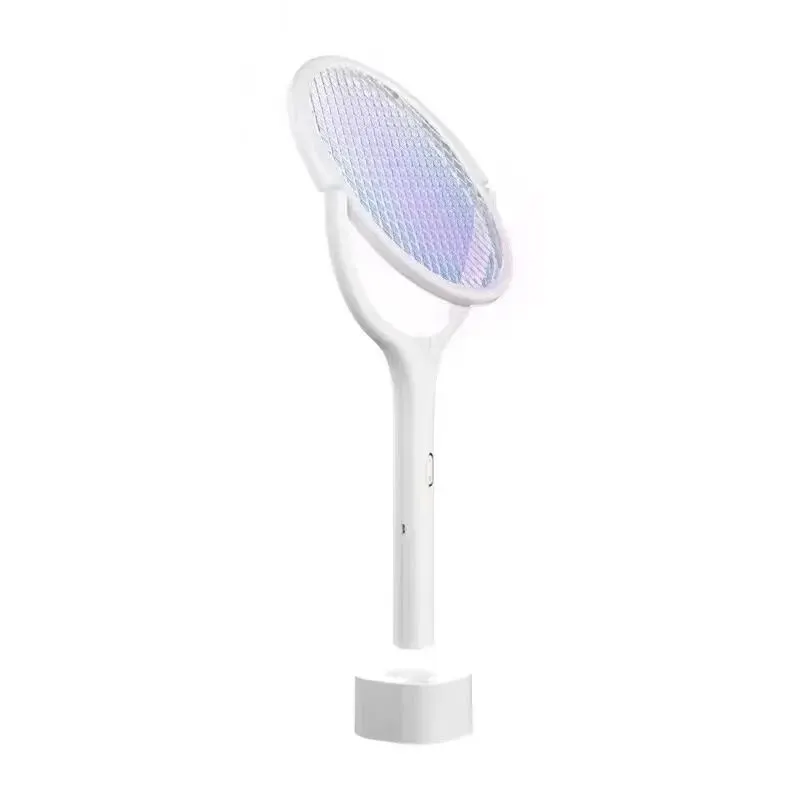 5 En 1 Raquette De Charge Rapide Tuer Fly Bug Sécurité Isolé Batterie Alimenté Lampe ABS Réglable Électrique Moustique Tapette