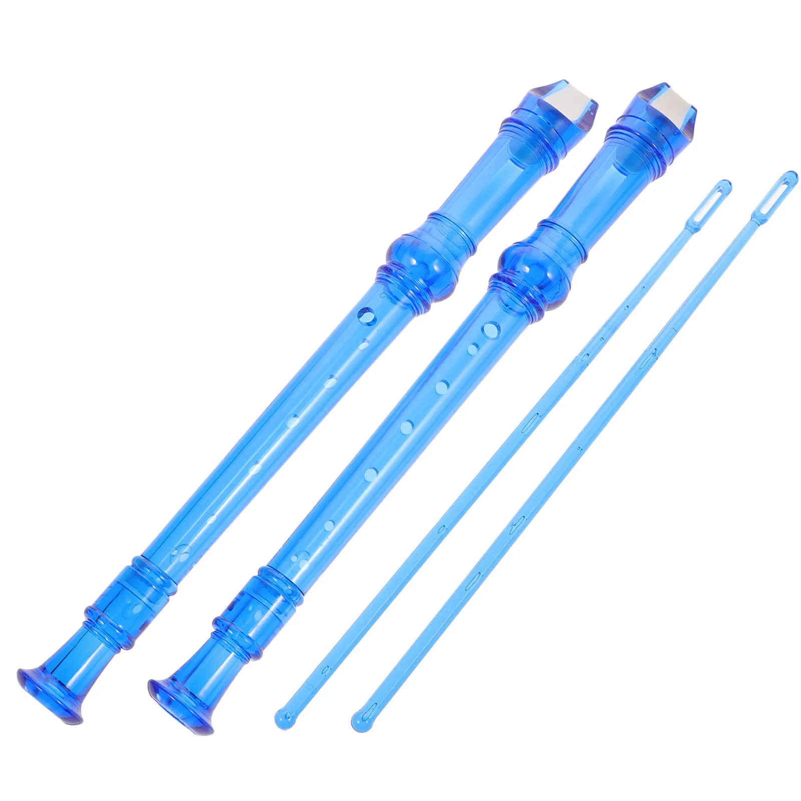 2Pcs Recorder Flute 8 Holes Soprano Design Beginner Musical Instrument for Students Teens School Home Practice Stylish Eye