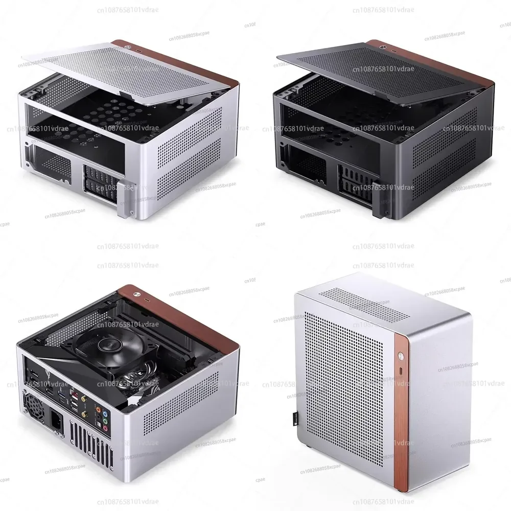 N10/NV10 Chassis ITX MINI Full Aluminum Case Support 1U FLEX Power Supply Standing or Lying Computer Case