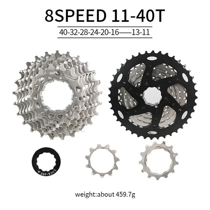NEW HOT In Stock-MTB & Road Bike Freewheel Mountain Bike Cassette Flywheel Compatible With HG,Sizes: 40T view 3