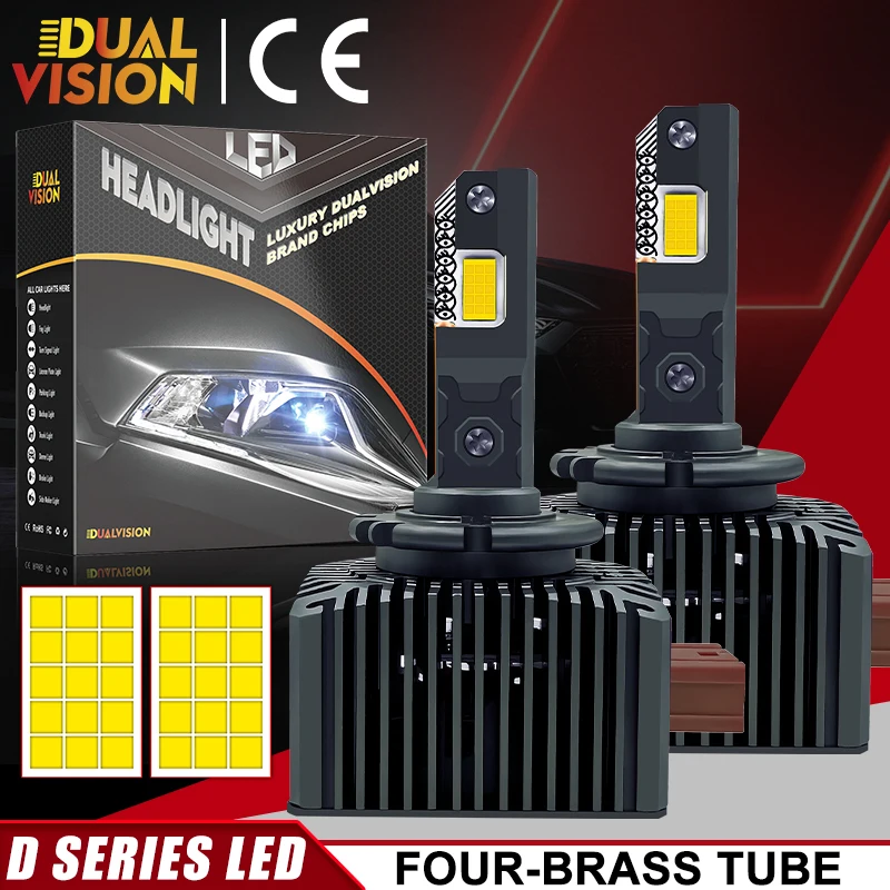 

D1S LED D Series Headlights D3S Canbus Bulbs CSP D5S D8S Led Super Bright D1R D3R 1:1 Auto Xenon Plug And Play Car Bulbs Led 12V