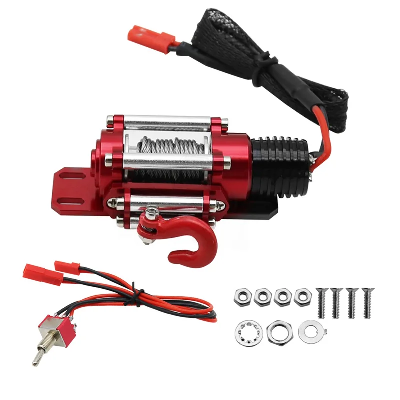 1:10 Automatic Simulated Winch RC Crawler Car With Switch Winch RC Crawlers Upgrade Accessory
