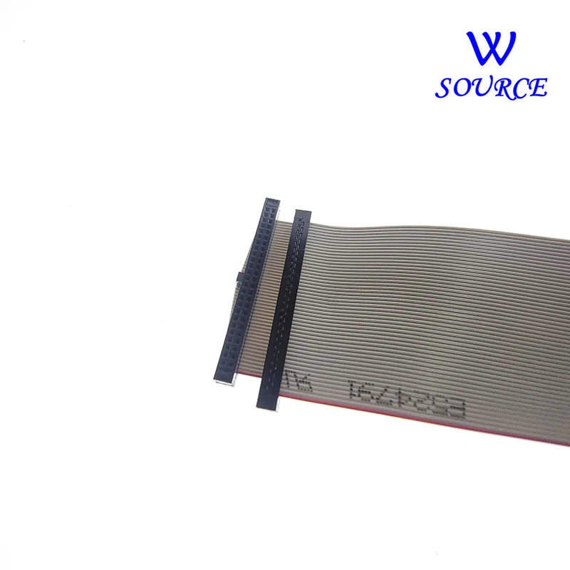 2PCS 1.27MM pitch FC-6/8/10/14/16/20/40/50 PIN 20CM JTAG ISP DOWNLOAD CABLE Gray Flat Ribbon Data Cable FOR DC3 IDC BOX HEADER