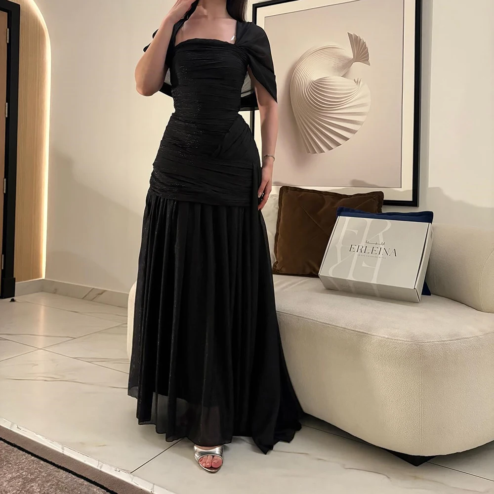 

Вечерние платья трапециевидной формы по индивидуальному заказу, платье для выпускного вечера без рукавов с квадратным воротником, простое модное вечернее платье с открытой спиной