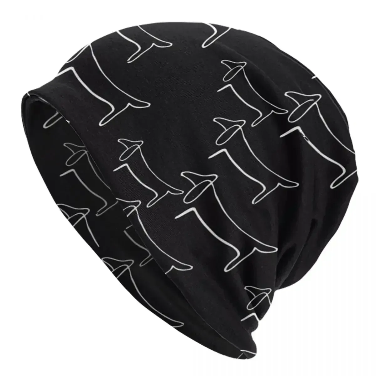 Pablo Picasso Wild Wiener Dog Dachshund Unisex Adult Beanies Caps Knitted Bonnet Hat Warm Hip Hop Autumn Winter Skullies Hats