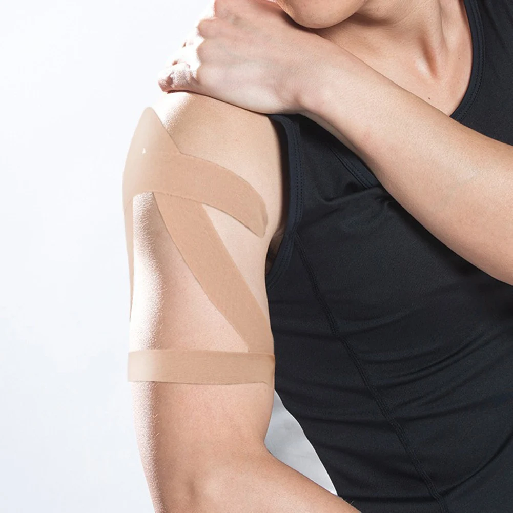 2pcs Kinesiology Muscle Tape Professional  Waterproof Breathable Elastic Muscle Patch Pain Relief Sports Tape For Shoulder Neck
