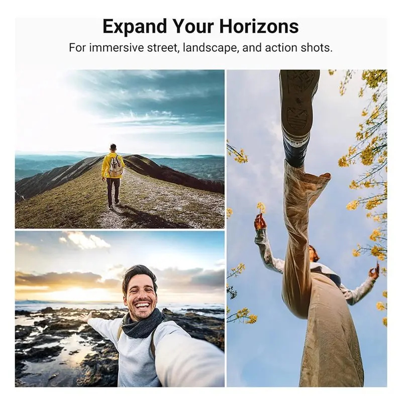 

Широкоугольный объектив AA84 из оптического стекла HD с креплением на винт для экшн-камер GO Ultra