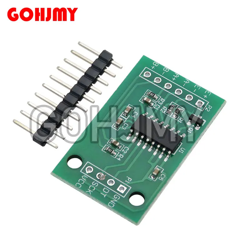 1pcs Dual Channel HX711 Weighing Pressure Sensor 24-bit Precision A/D Module for DIY Electronic Scale