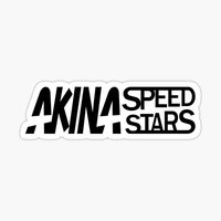 Akina Speed Stars Initial D  5PCS Stickers for Stickers Decorations Room Bumper Anime Decor  Kid Laptop Print Cute Water Bottles