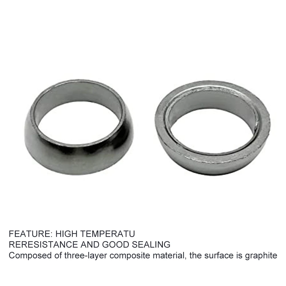 For Polaris Frontier ATV Replacement Parts Muffler Gasket Kit ATV Exhaust Repair Metal Includes Mounting Bolts