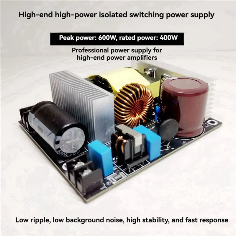 A52T 4X DC 48V 600W High End High-Power Isolated TPA3255 Hifi Amplifier Power Supply For Amplifier Home Industrial Appliances