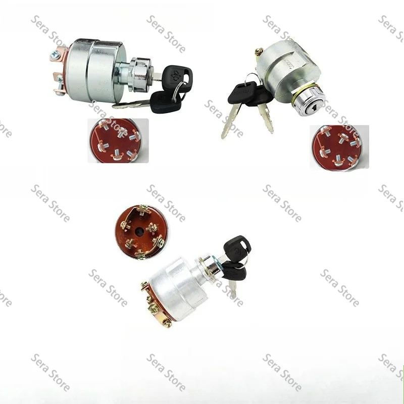 Forklift accessories ignition start switch, start switch (JK406C) - Hangchao 20-30H (Ouhai) anti-error model