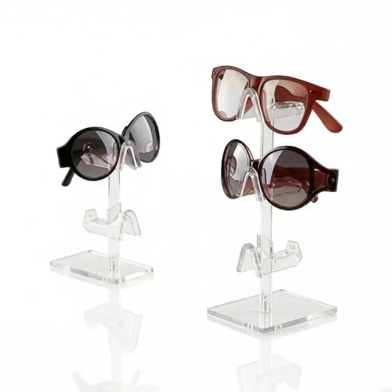 Unique Multilevel Acrylic Eyewear Stand Retail Store Accessories Rack Easy Assemble Acrylic Shelf For Fashionable Glasses