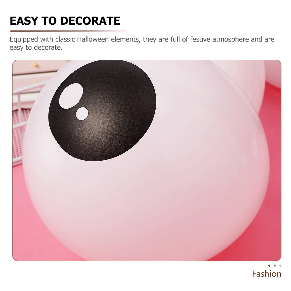 

200Pcs Halloween Eyeball Balloons Latex Balloons Party Decor Scary Theme Home Bar Club Decorations Halloween Decorations