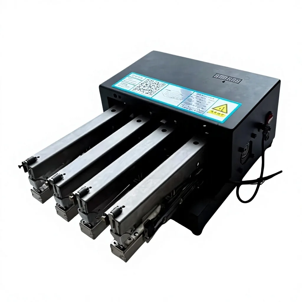 Custom Logo 1-4 Smart Headed Stapler Automatic Commercial Quad Head Automatic Heavy Duty Stapler Machine For Book