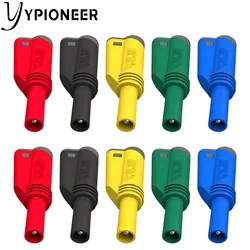 YPioneer P3005 4mm Stackable Shrouded Banana Plugs Safety Fully Insulated Solderless Screw Fixation DIY Connectors