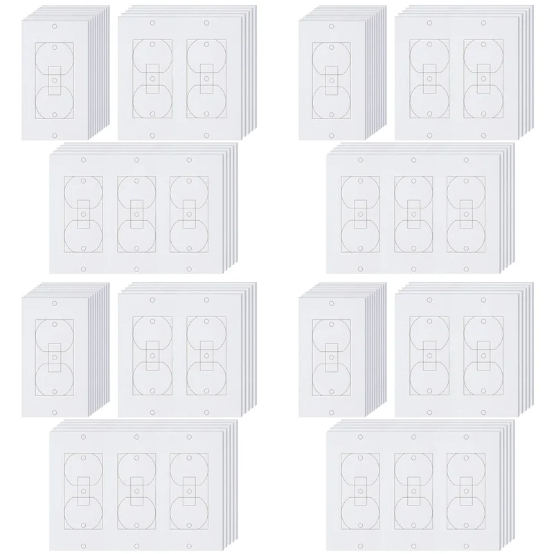 

【Горячая распродажа!】80 шт. настенные изоляционные изоляционные изоляторы, уплотнители, изоляционные прокладки для электрических розеток для стены, света, розетки выключателя