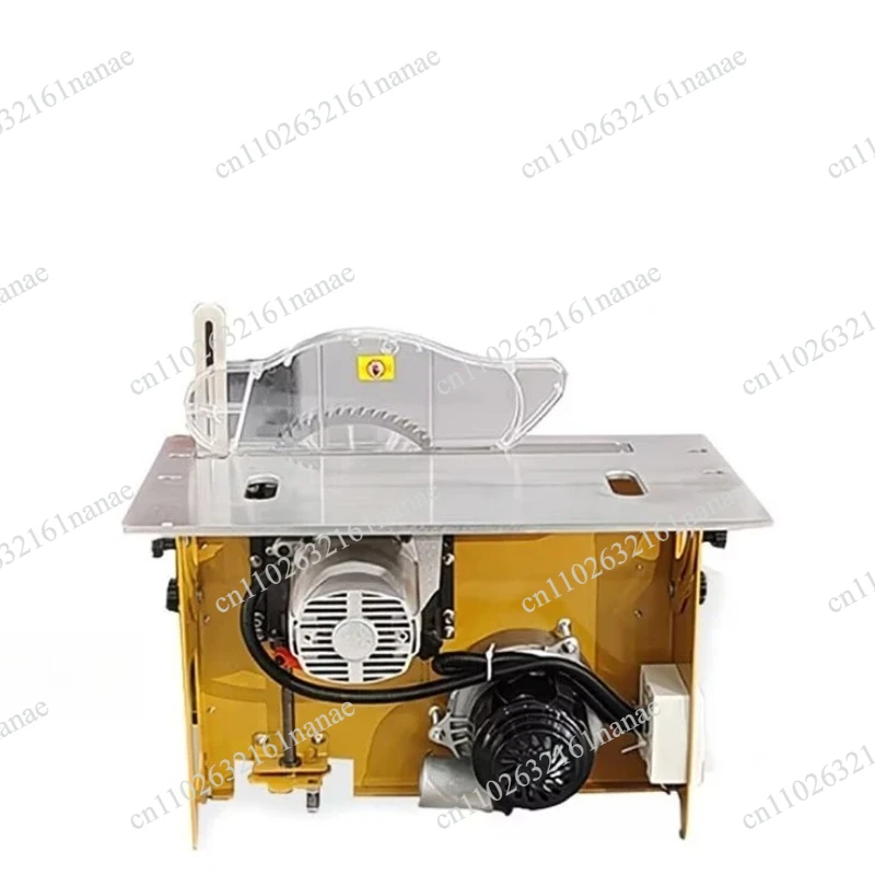3000W Brushless Silent Woodworking Dust-Free Saw Integrated Machine, Folding Push Table Saw with Precision Worktable