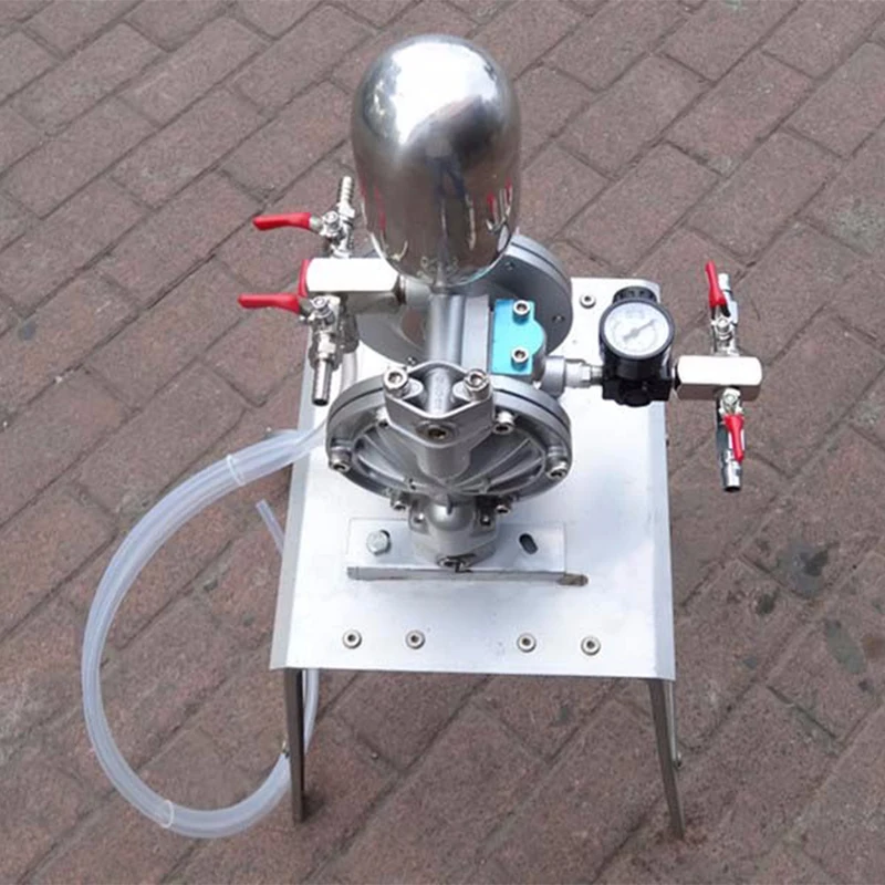 DPA-10 Pneumatic Double Diaphragm Pump Small Paint Spraying Suit Membrane Pump Pneumatic Diaphragm Paint Pump