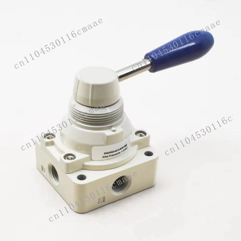 

4HV230-08 4HV330-10 4HV430-15 Manual Rotary Directional Control Valve 4 /3 Way Pneumatic Hand Control Valve Levers Pneumatic
