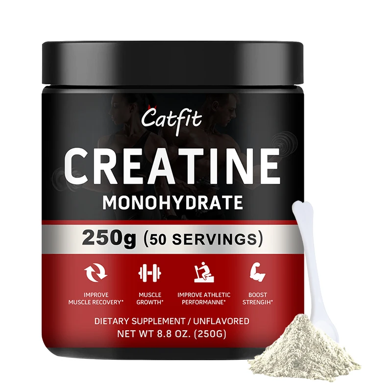 

Catfit Creatine Monohydrate Sports Drink Build Muscle&Enhance Athletic Muscle Whey Protein Supplements Proteins for Gym Male