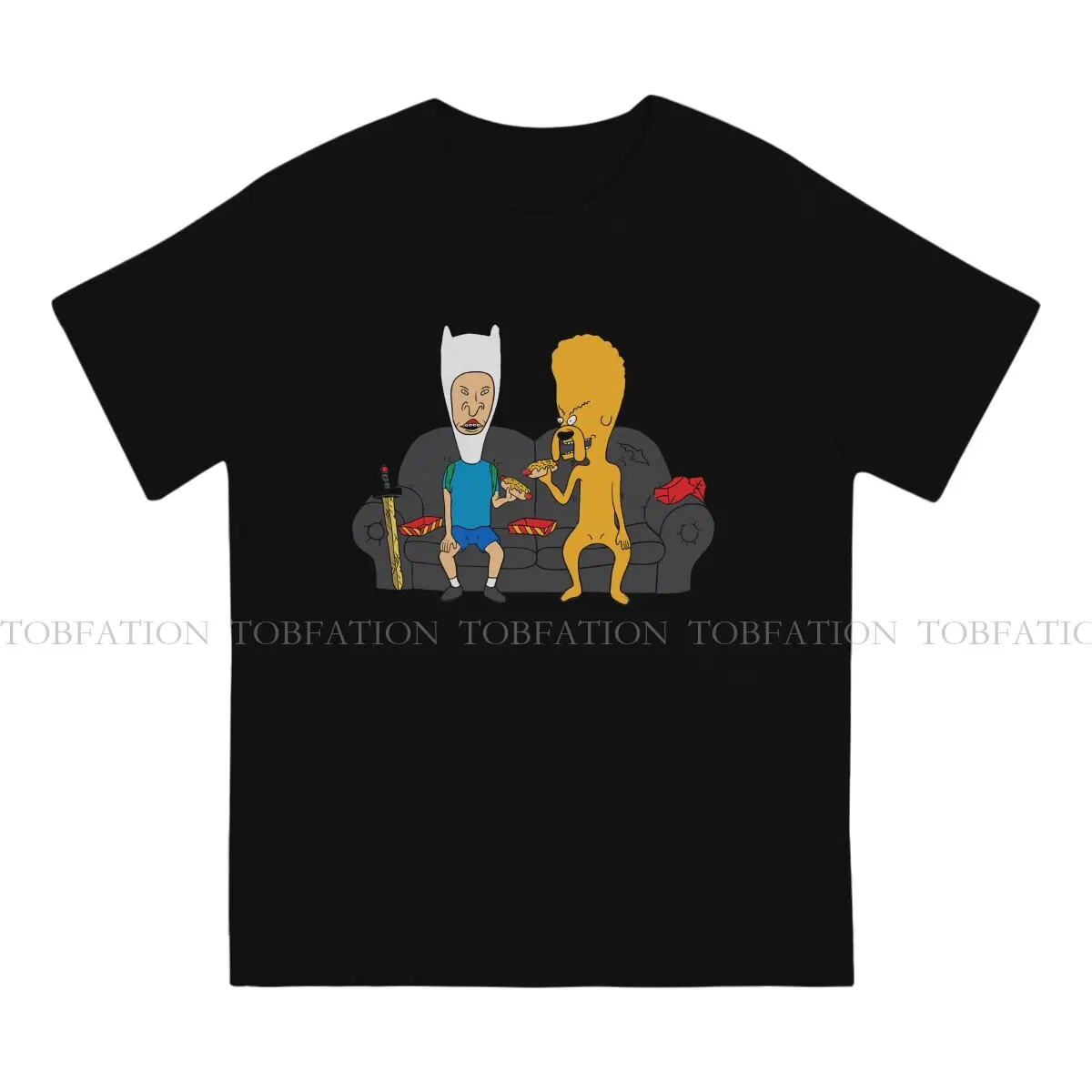 Beavis and Butthead Adventure Meme Tshirt Graphic Men Tops Vintage Alternative Summer Streetwear 100% Cotton T Shirt