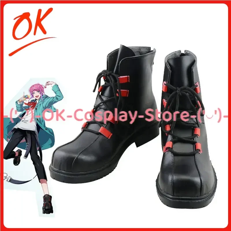 

[Индивидуальные] Game Division Rap Battle Amemura Ramuda Обувь для косплея Аниме Опора для ролевых игр Хэллоуин Карнавальная вечеринка Сапоги из искусственной кожи