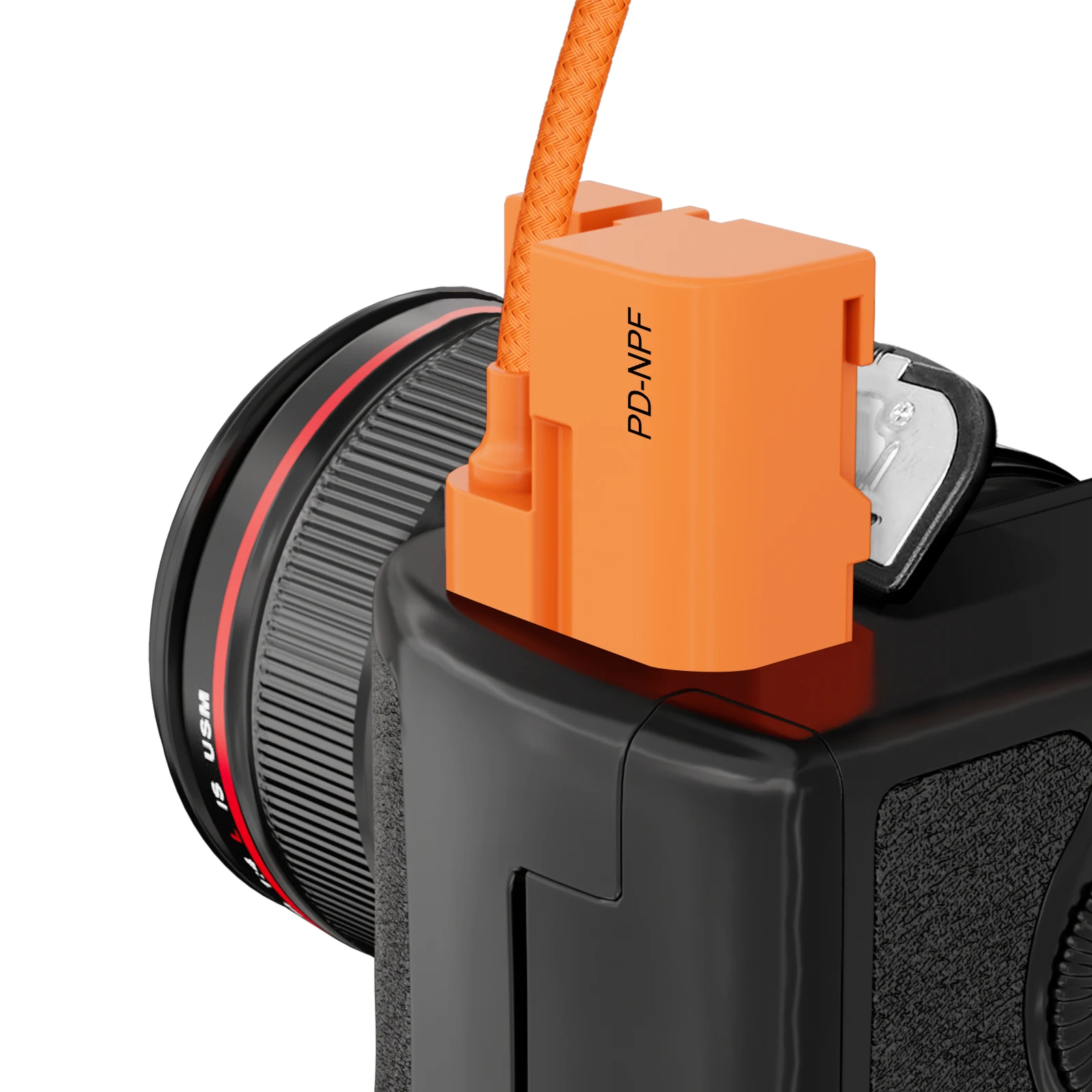 ZGCINE D-Tap to NPF Dummy Battery Cable (braided wire）