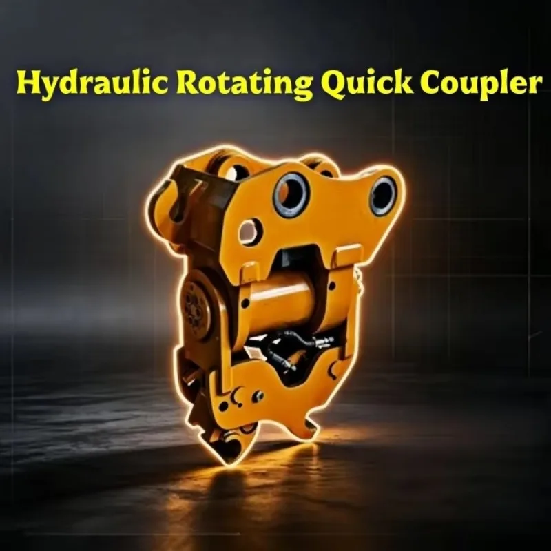 New Design High Performance Hydraulic Tilt Rotating Quick Connector With Dual Lock For Heavy Equipment